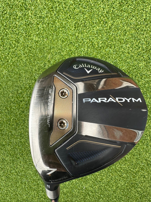 Callaway Paradym 7 Wood 21 Degree Senior Flex Aldila Ascent Shaft Left Handed