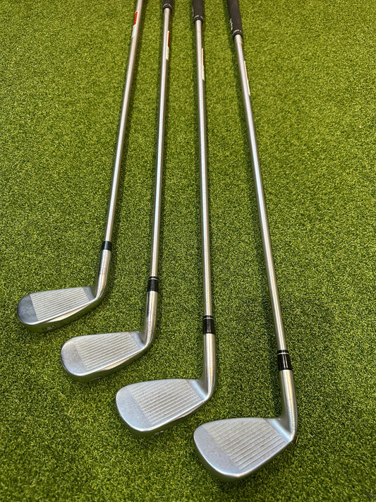 Callaway Apex CF16 Irons 6-9 Stiff Flex KBS Tour C-Taper Lite Shafts