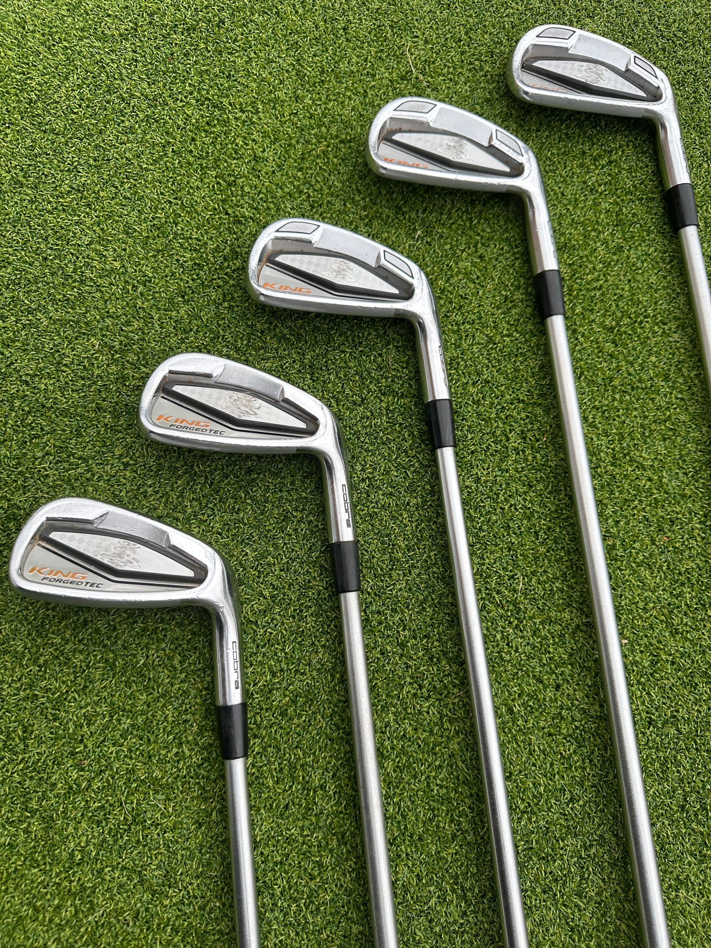 Cobra Forged Tec Irons 5-9 Regular Flex KBS Tour C Taper Lite Shafts