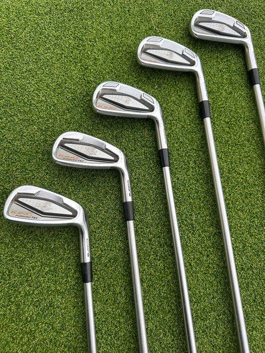 Cobra Forged Tec Irons 5-9 Regular Flex KBS Tour C Taper Lite Shafts
