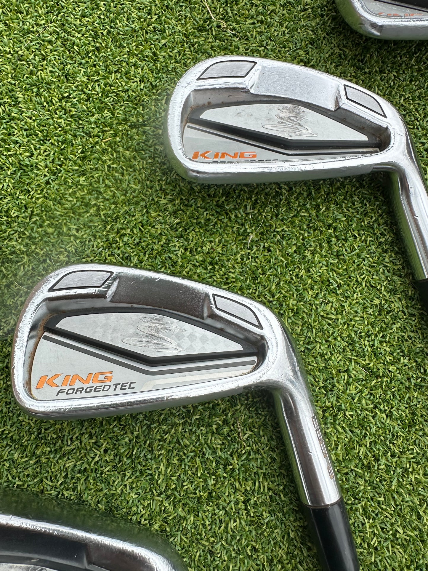 Cobra Forged Tec Irons 5-9 Regular Flex KBS Tour C Taper Lite Shafts