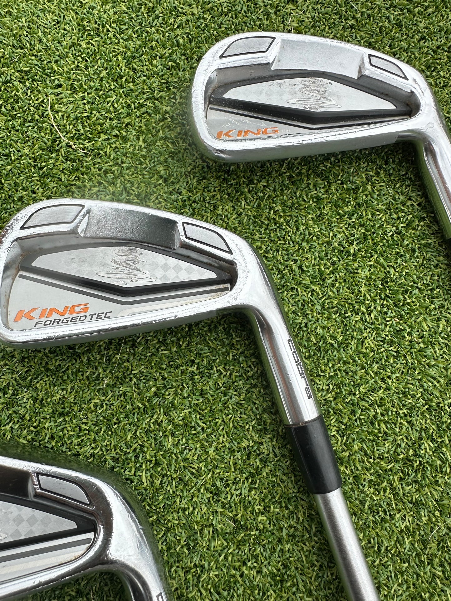 Cobra Forged Tec Irons 5-9 Regular Flex KBS Tour C Taper Lite Shafts