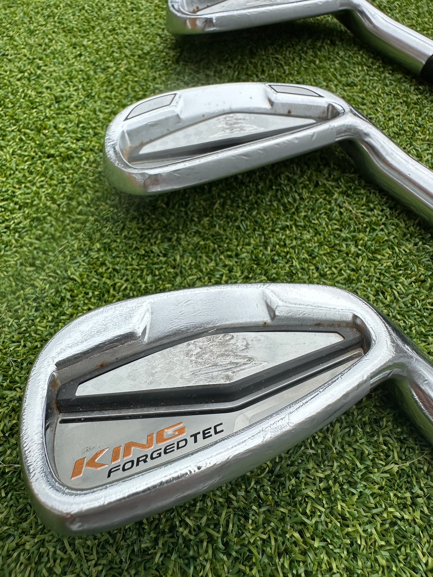 Cobra Forged Tec Irons 5-9 Regular Flex KBS Tour C Taper Lite Shafts
