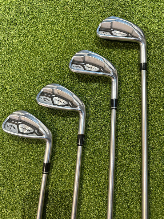 Callaway Apex CF16 Irons 6-9 Stiff Flex KBS Tour C-Taper Lite Shafts
