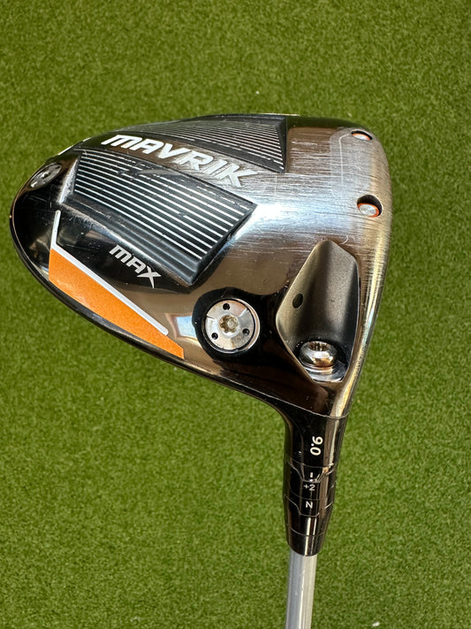 Callaway Mavrik Max Driver 9 Degree Regular Flex Hzrdus Shaft
