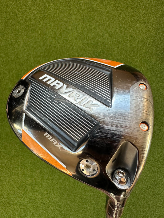 Callaway Mavrik Max Driver 9 Degree Regular Flex Hzrdus Shaft