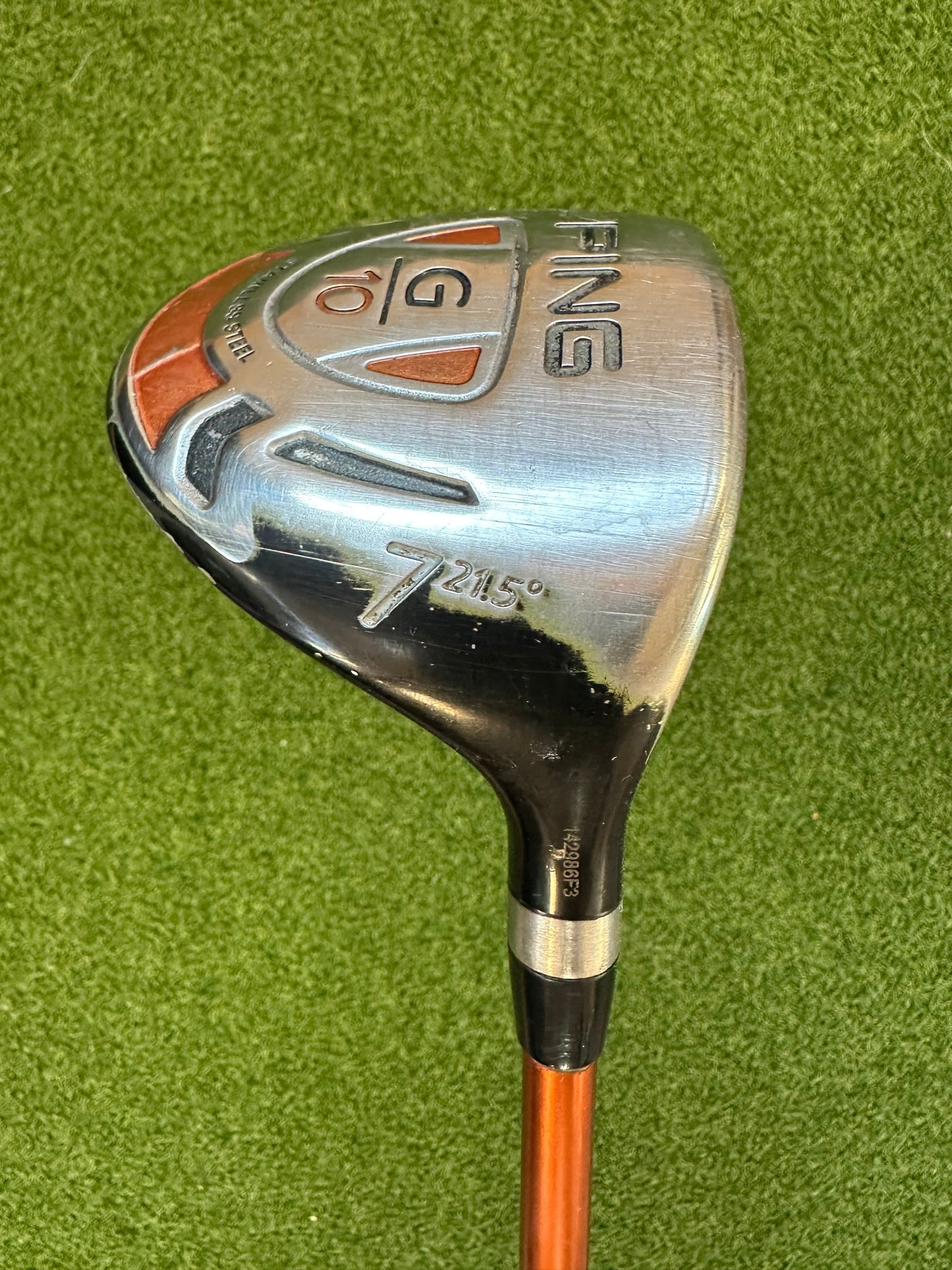 Ping G10 7 Wood 21.5 Degree Senior Flex Ping TFC 129 Shaft