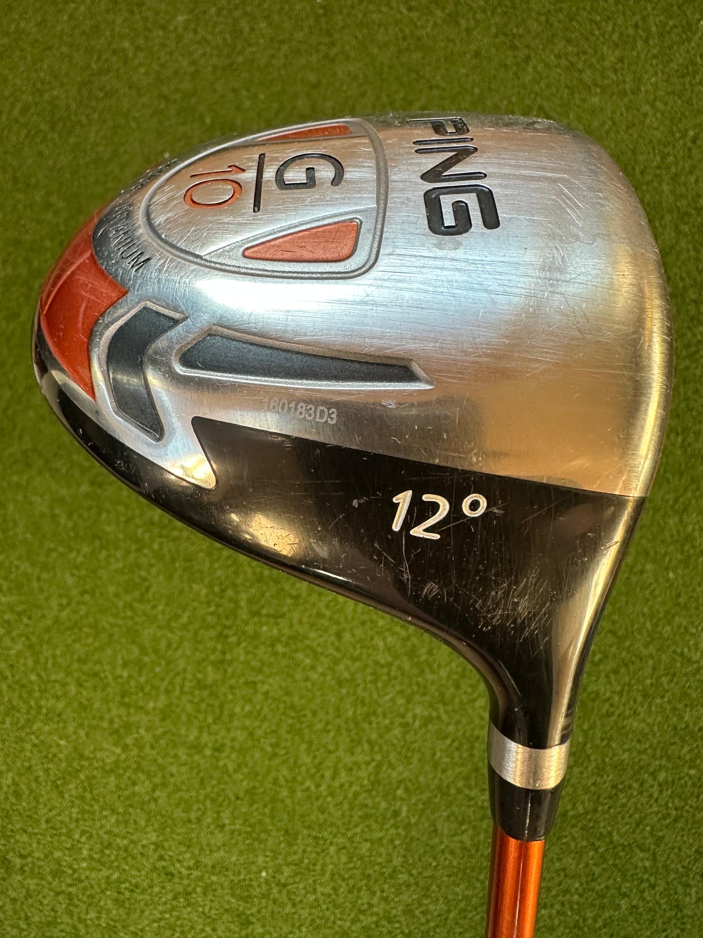 Ping G10 Driver 12 Degree Regular Flex Ping TFC 129 Shaft