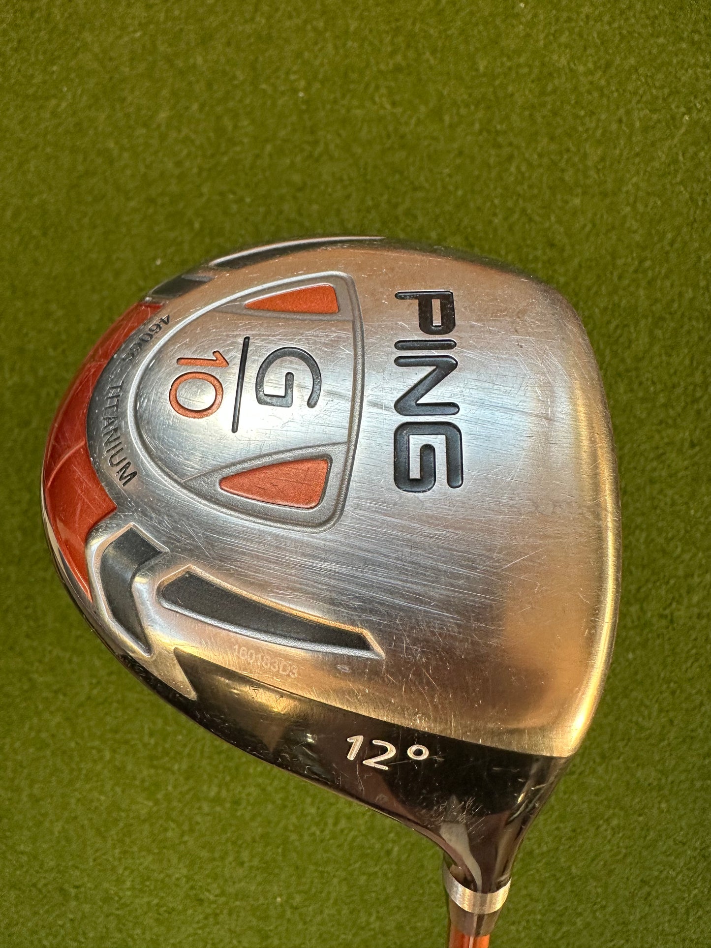 Ping G10 Driver 12 Degree Regular Flex Ping TFC 129 Shaft