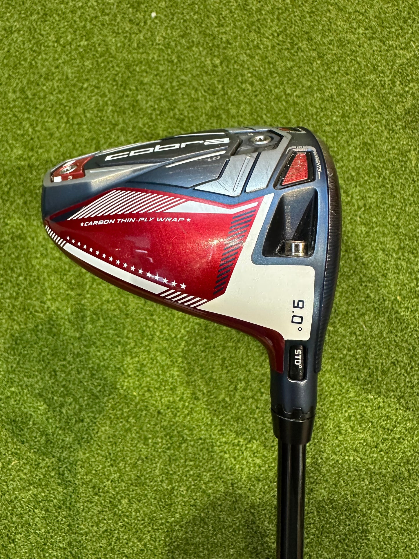 Cobra Radspeed Majors Collection Driver 9 Degree Stiff Flex Ventus Shaft