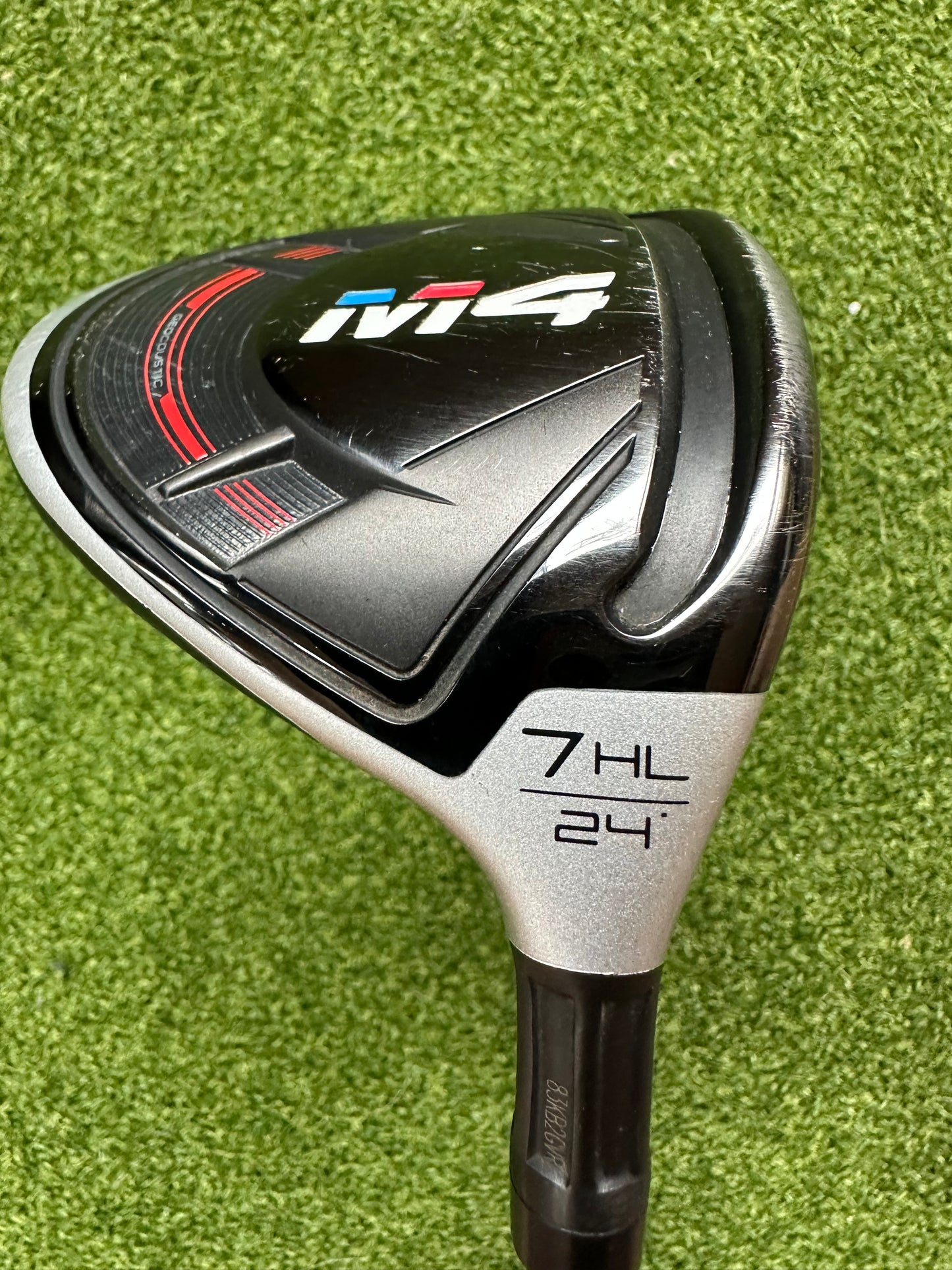 Taylormade M4 7 Wood HL 24 Degree Senior Flex Atmos Shaft