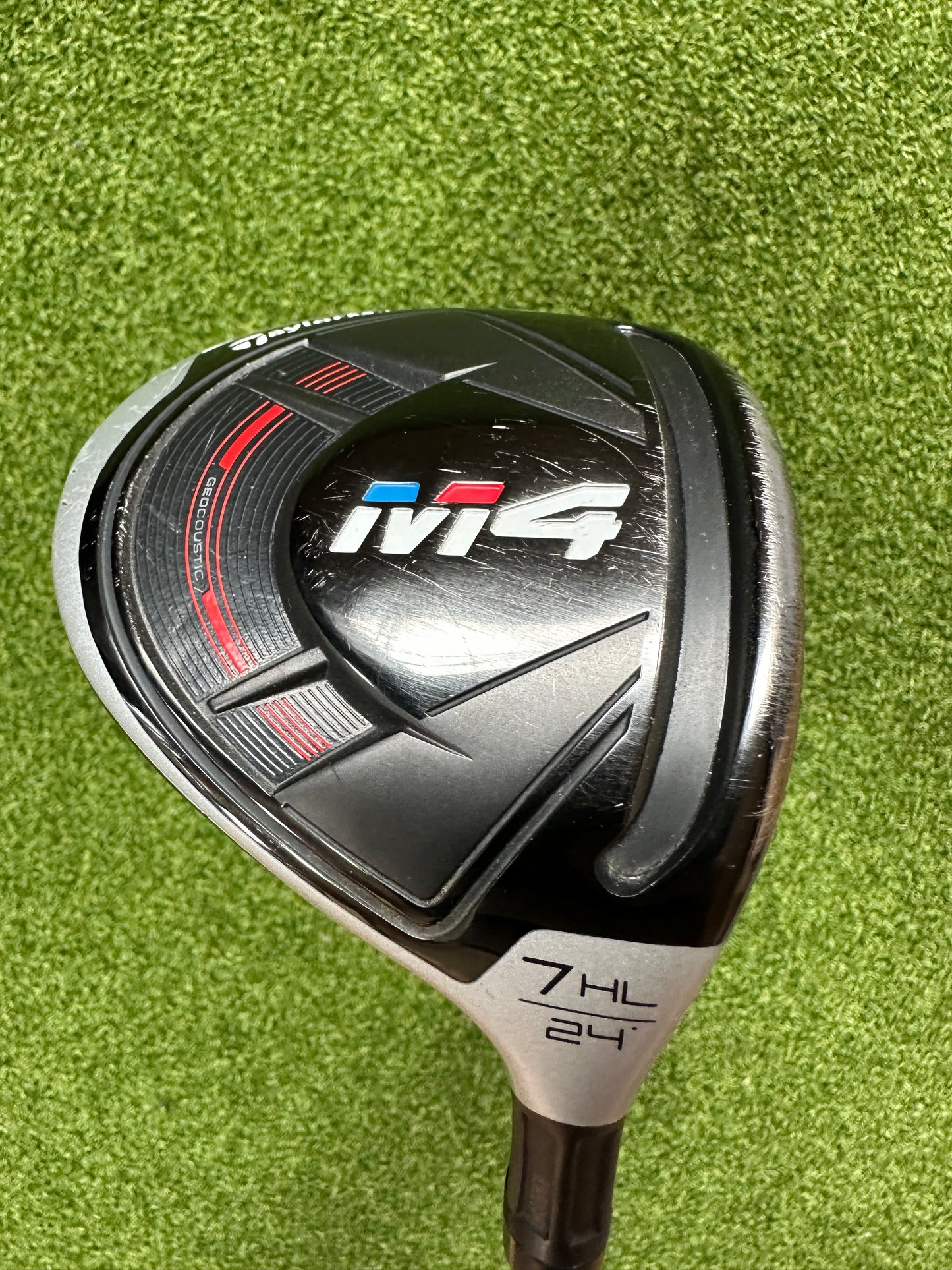 Taylormade M4 7 Wood HL 24 Degree Senior Flex Atmos Shaft