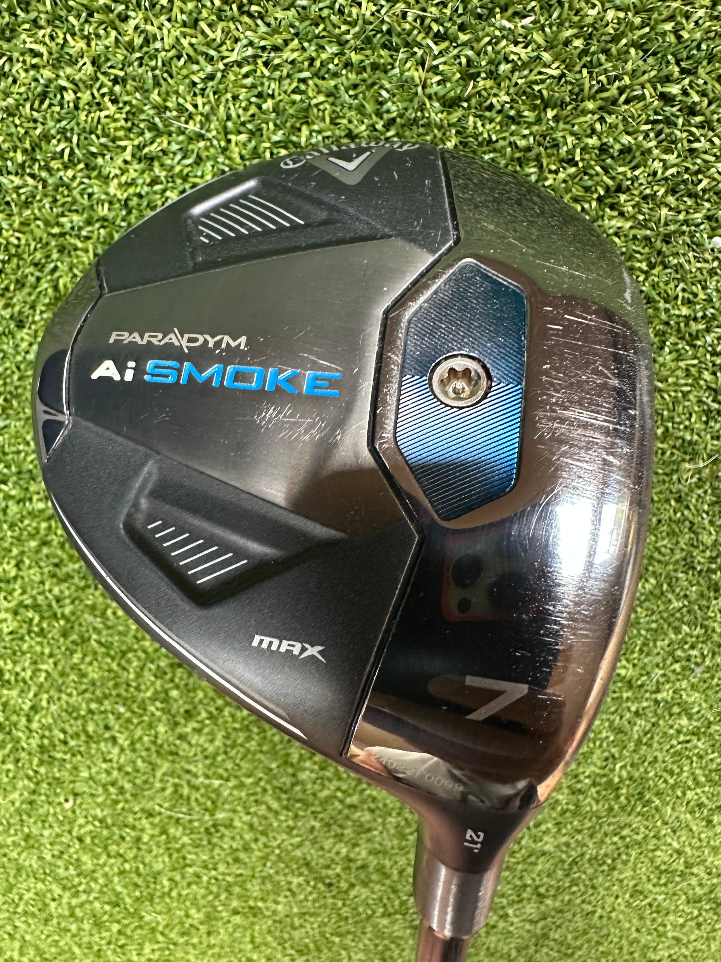 Callaway Paradym Ai Smoke Max 7 Wood 21 Degree Senior Flex Hzrdus CB Shaft