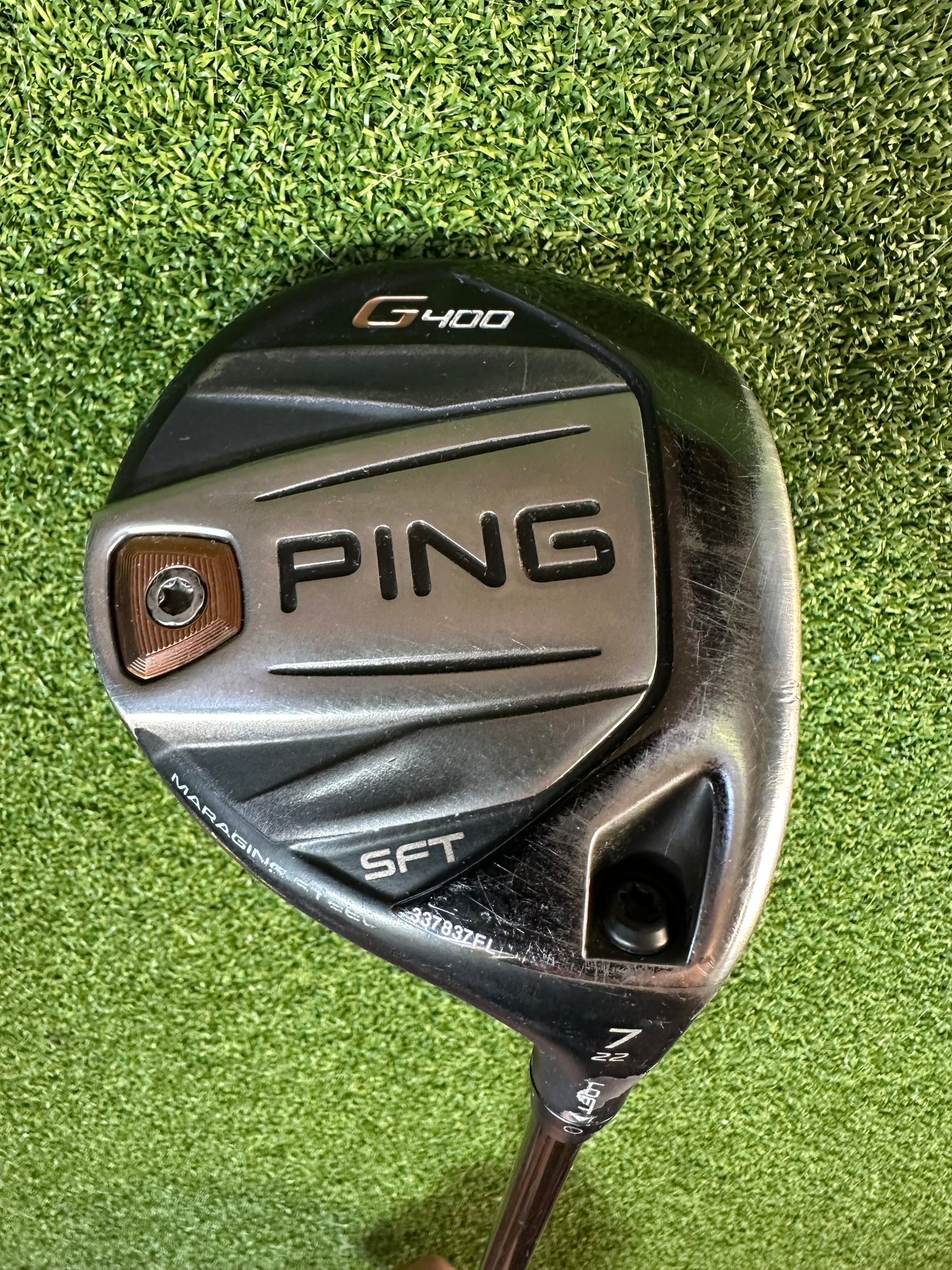Ping G400 SFT 7 Wood 22 Degree Senior Flex Ping Alta CB Shaft
