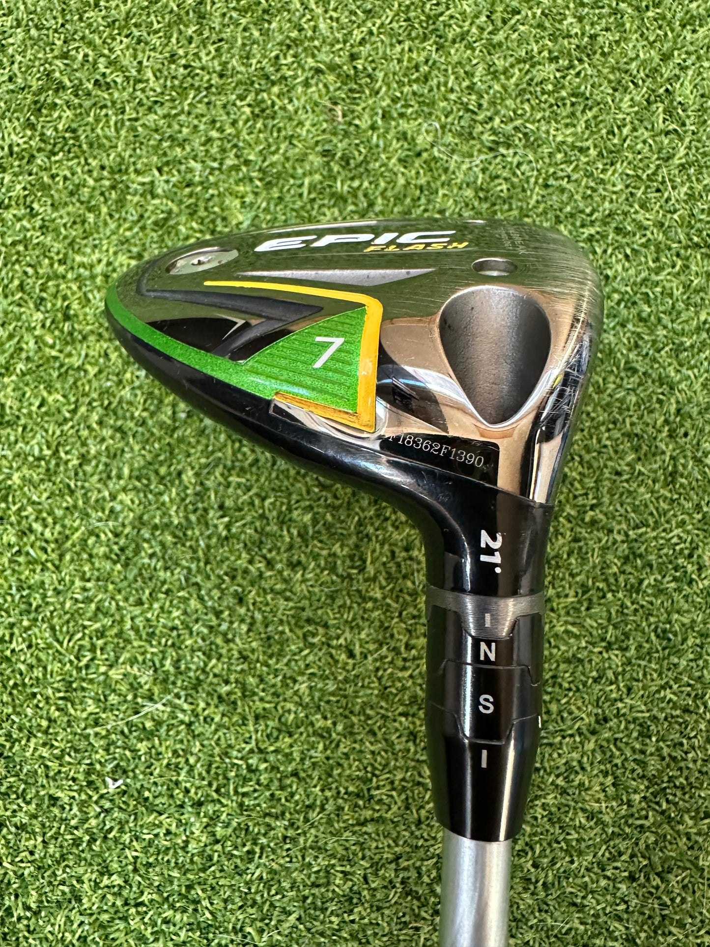Callaway Epic Flash 7 Wood 21 Degree Senior Flex Evenflow Shaft