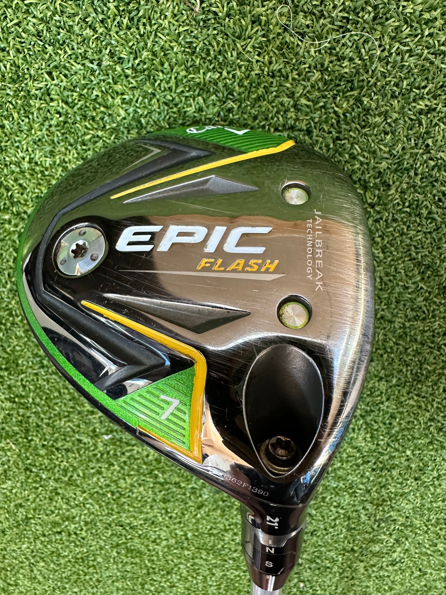 Callaway Epic Flash 7 Wood 21 Degree Senior Flex Evenflow Shaft