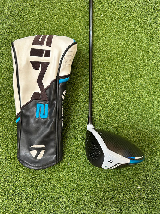 Taylormade SIM2 Max Driver 9 Degree Stiff Flex Atmos Shaft Left Handed