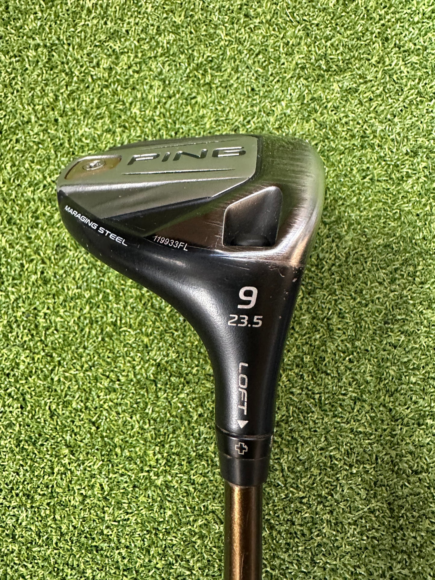 Ping G400 9 Wood 23.5 Degree Regular Flex Alta CB Shaft