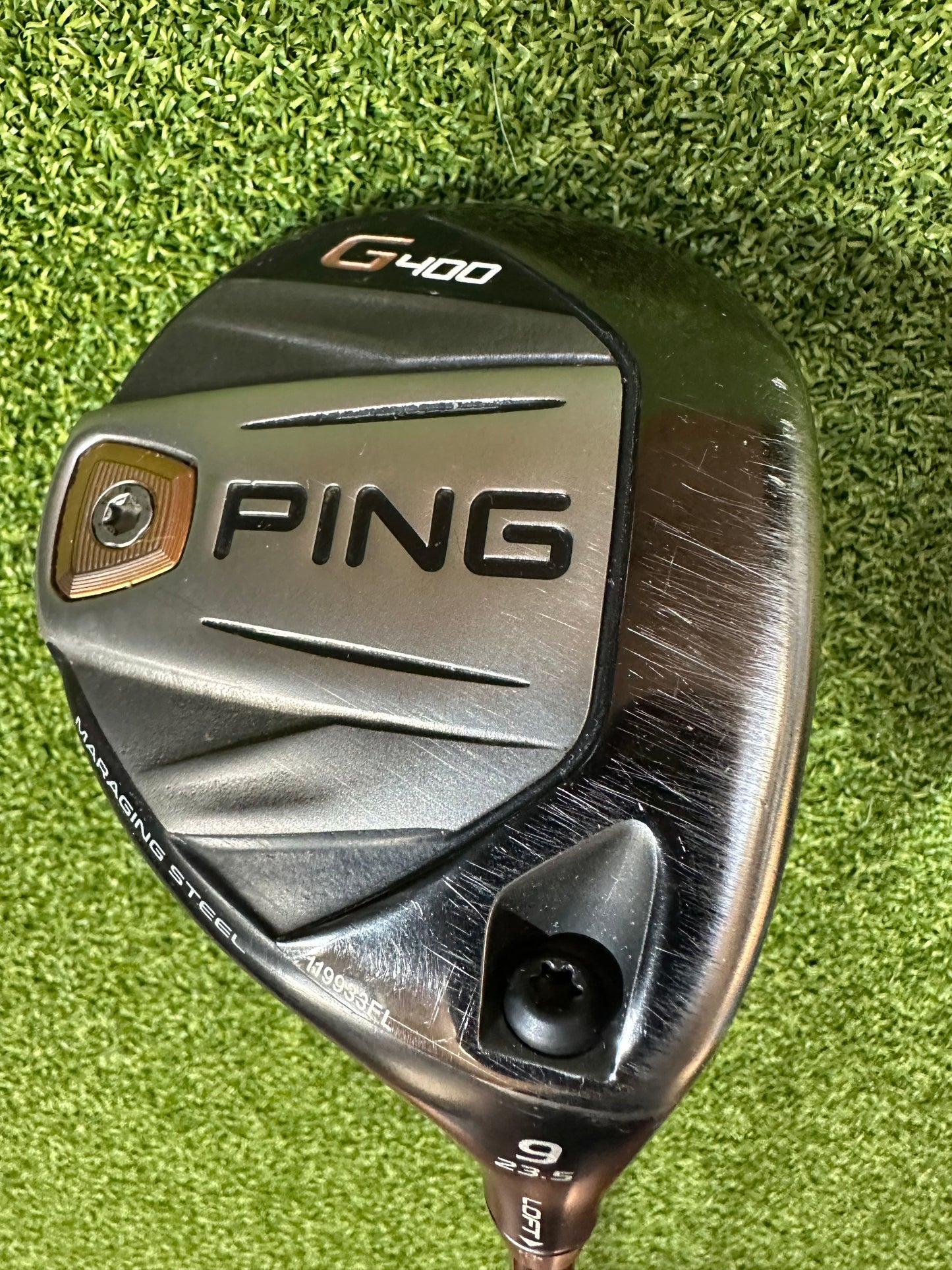 Ping G400 9 Wood 23.5 Degree Regular Flex Alta CB Shaft
