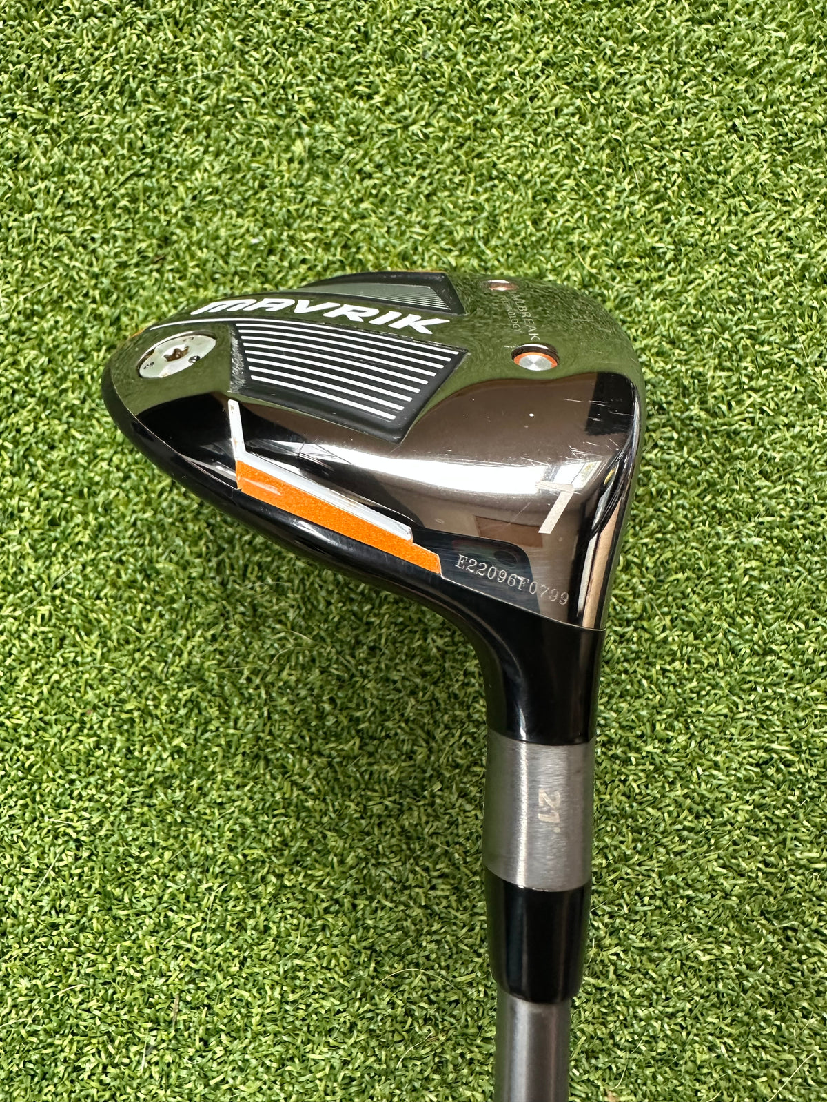 Callaway Mavrik 7 Wood 21 Degree Regular Flex HZRDUS T800 Shaft