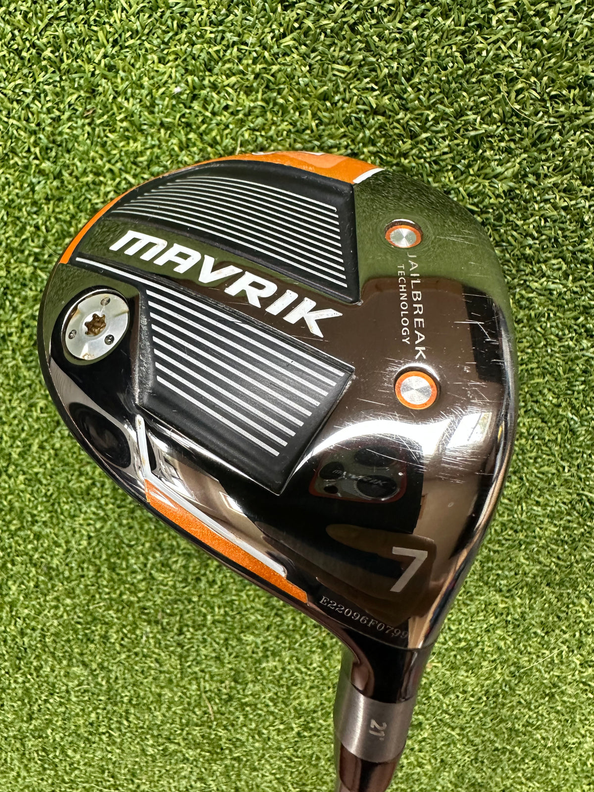 Callaway Mavrik 7 Wood 21 Degree Regular Flex HZRDUS T800 Shaft