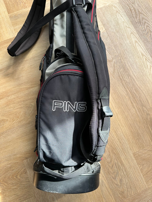 Ping Hoofer Stand Bag Black Grey
