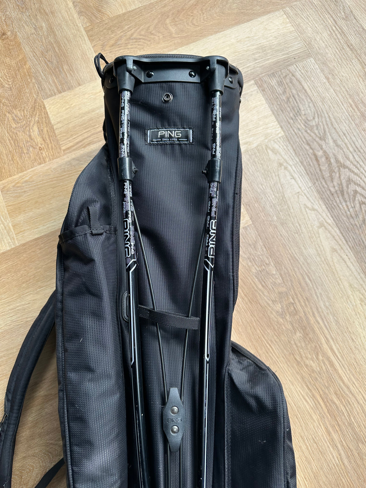 Ping Hoofer Stand Bag Black Grey