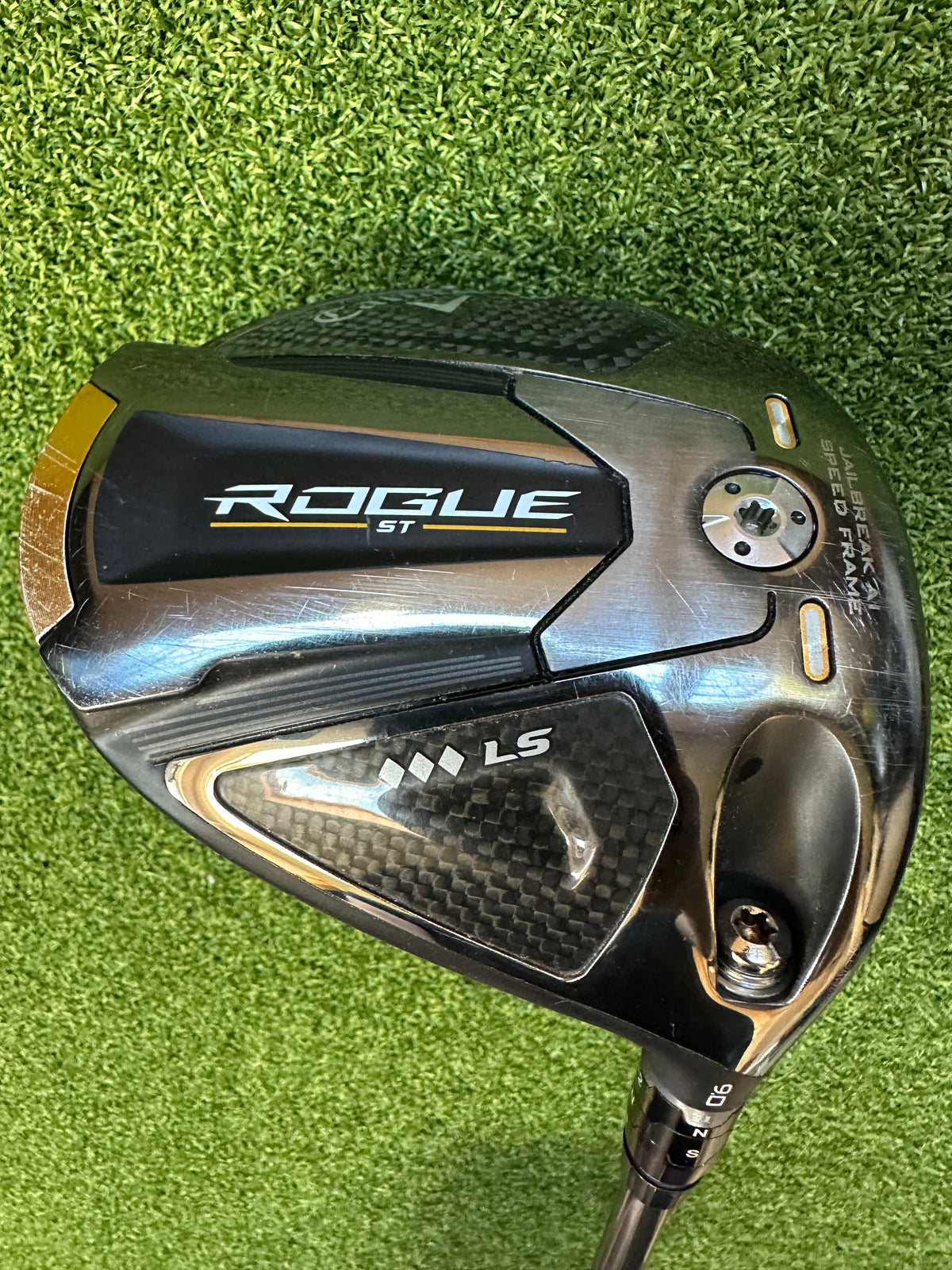 Callaway Rogue ST LS Triple Diamond Driver 9 Degree Stiff Flex Evenflow Shaft