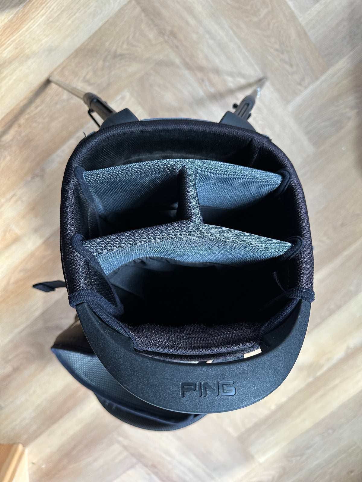 Ping Hoofer Stand Bag Black Blue